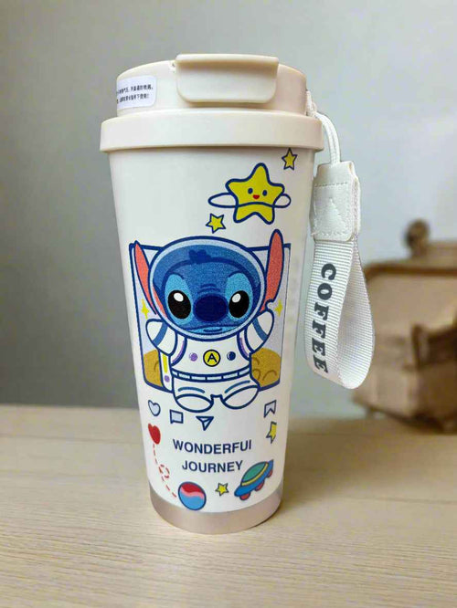 Astronaut Stitch Tumbler - Blast Off with Every Sip, Insulated Stainless Steel 600 Ml - Project M Shop