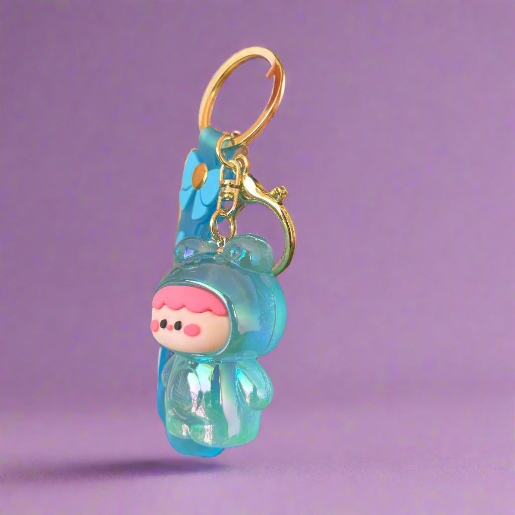 Blue Fairy Tales Acrylic Keychain – Storybook Charm