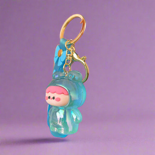 Blue Fairy Tales Keychain - High Quality Acrylic with Strap - Project M Shop