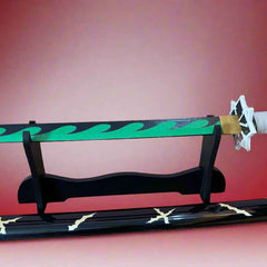 Shinazugawa Sanemi Katana - Wooden Sword of the Wind Hashira from Demon Slayer