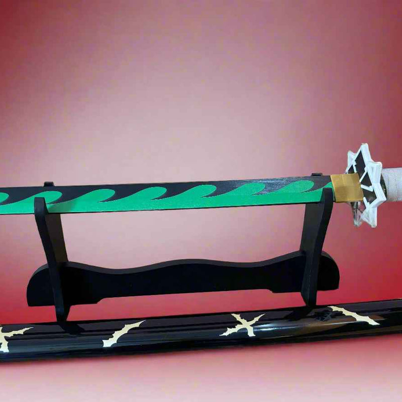 Shinazugawa Sanemi Katana - Wooden Sword of the Wind Hashira from Demon Slayer
