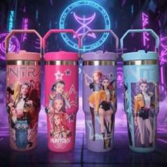 Hunterx K-Pop Tumbler - 900 ML Demon Hunter Cup - Project M Shop