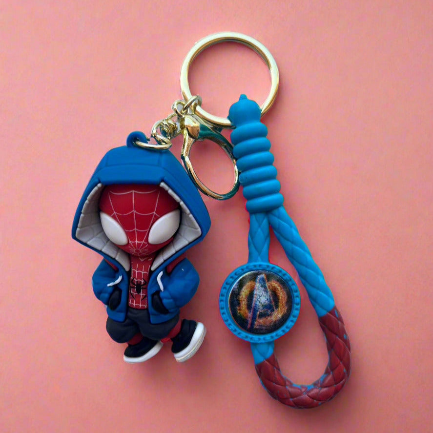 Cool Spider-Man 3D Keychain - PVC Animated Keychain - Project M Shop