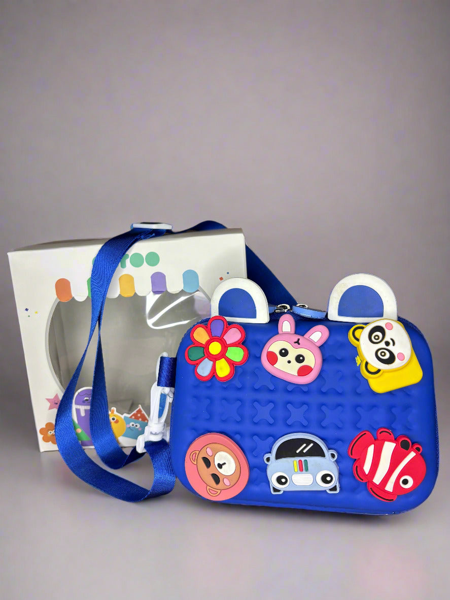 Cartoon Charm Sling Bag for Teens – Trendy Everyday Bag