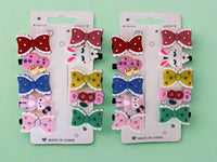 Bow Tie Hair Clips – 20 PCs Classic Elegant Set