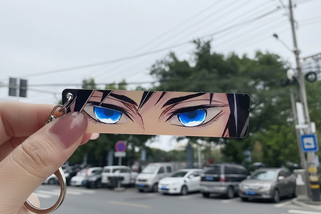 Set of 3 Anime Demon Slayer Keychain Set - Random Designs Double Sided Acrylic 8 CM - Project M Shop