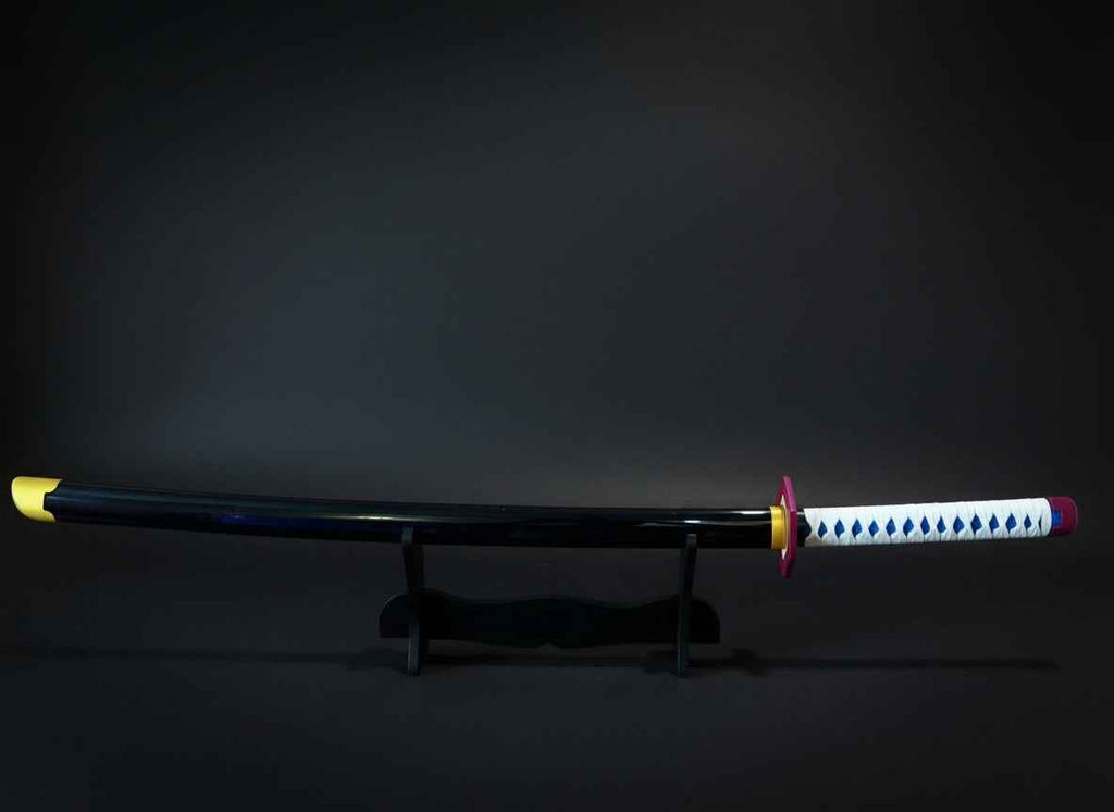 Tomioka Giyuu Blue LED Katana – Blue Demon Slayer-Inspired Glowing Sword