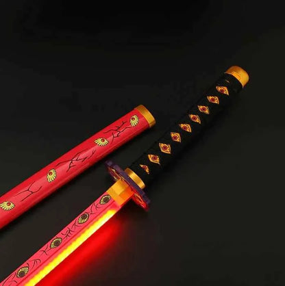 Demon Slayer Katana Replica - Kokushibo LED Samurai Sword Collectible for Fans - Project M Shop