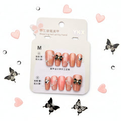 Elegant Charm Beautiful Press-On Nails for woman - Size M - Project M Shop