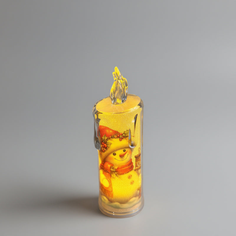 Set Of 4 - Christmas Candle Light For Indoor Christmas Decoration - Project M Shop