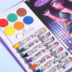 K-Pop Demon Hunter Huntrx Coloring, Drawing and Doodle Book - Project M Shop
