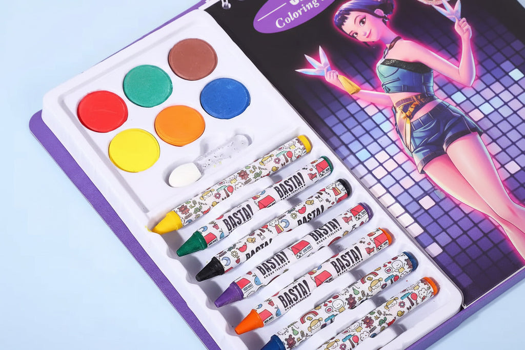 K-Pop Demon Hunter Huntrx Coloring, Drawing and Doodle Book - Project M Shop