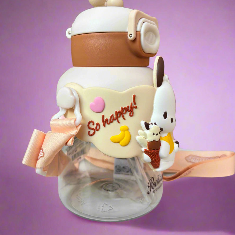 Pochacco Water Bottle for Kids - 700 Ml Sanrio Design - Project M Shop