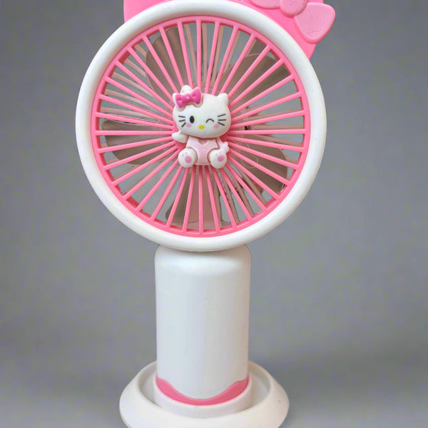 Hello Kitty Portable Mini Fan - Single Speed Style - Project M Shop