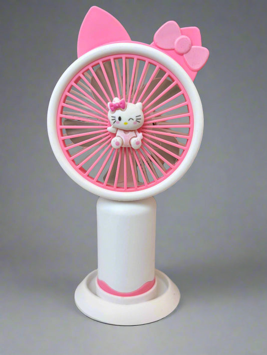 Hello Kitty Portable Mini Fan - Single Speed Style - Project M Shop