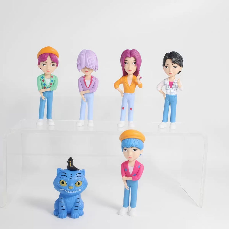( Set of 6 ) K-Pop Demon Hunter Saja Boys With Durphy PVC Figure - Project M Shop