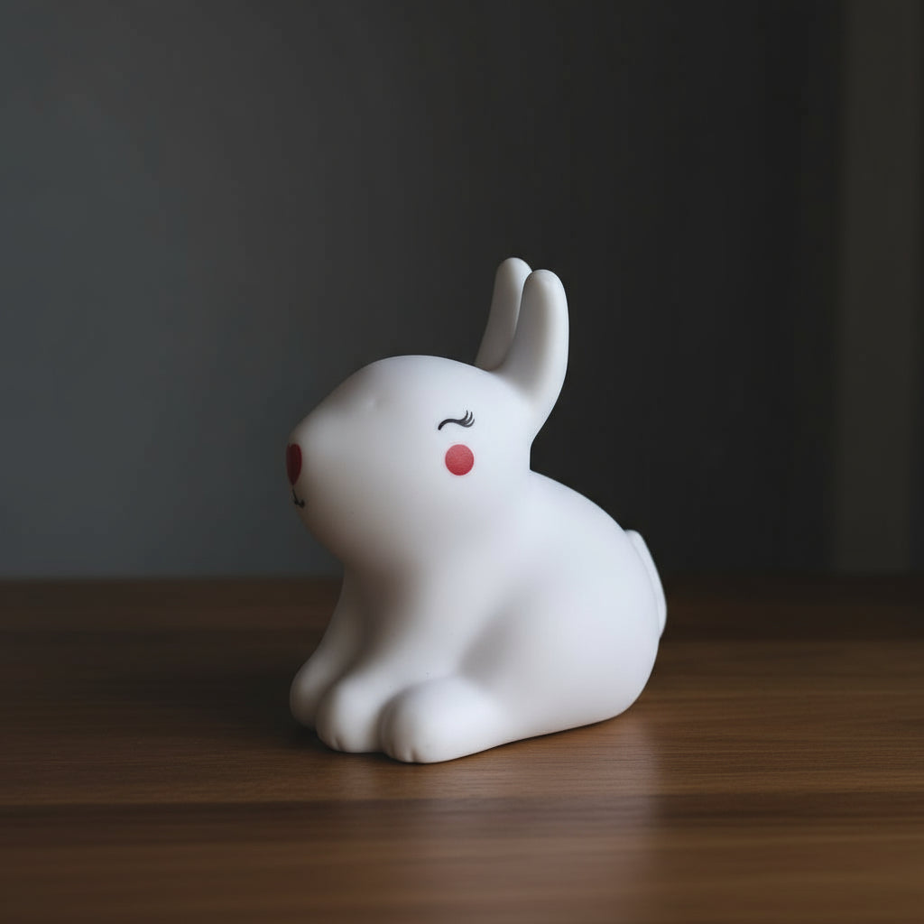 Mini Rabbit Shaped Creative Silicon Plastic Night Light For Kids - Project M Shop