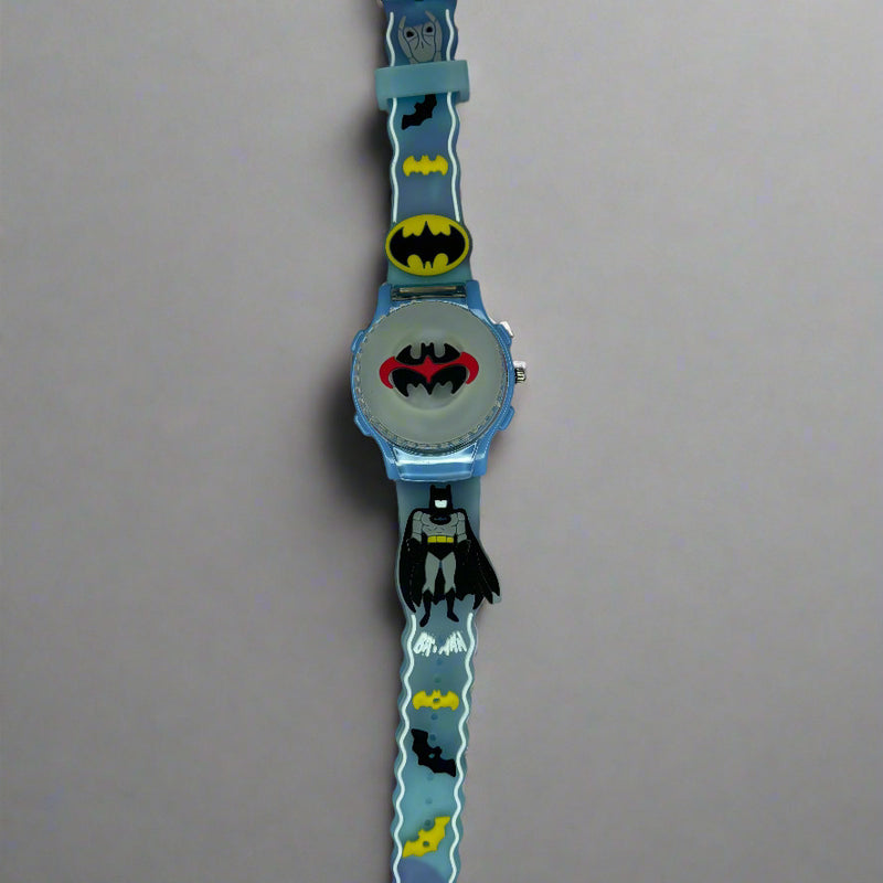 Cartoon style spinning and glowing analog watches for kids - 1 Piece (Random Color) - Project M Shop