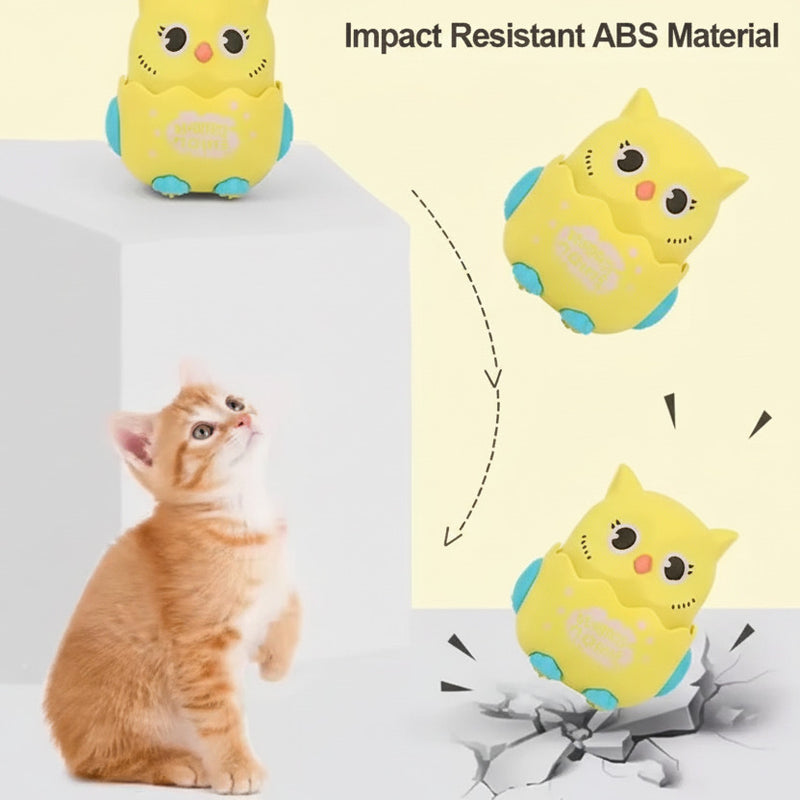 Pet Interactive Press To Slide Owls Toy - Colorful Interactive Pet Owl Toy - Project M Shop