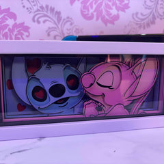 Stitch Love Handmade LED Lamp - Unique Paper Crafted Lighting Decor - Project M Shop