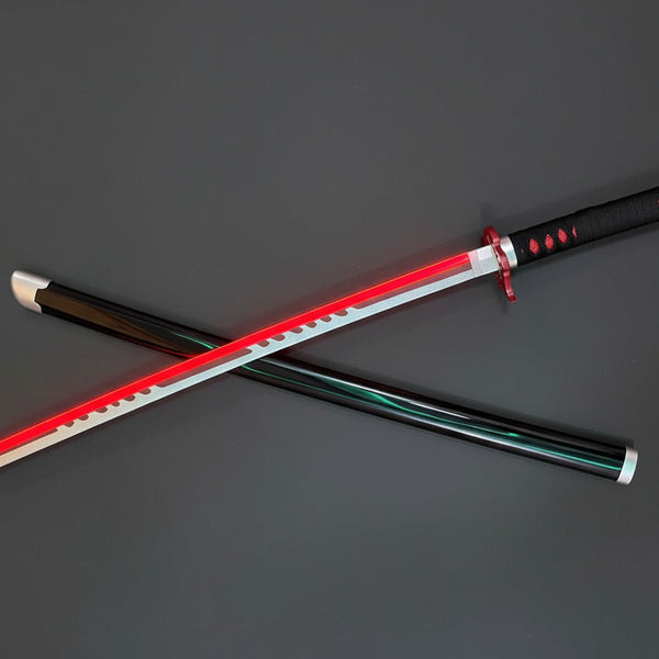 Rengoku's Flaming Nichirin Red LED 104 CM Full Length katana - Demon Slayer katana - Project M Shop