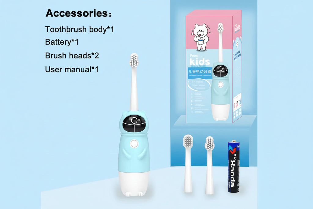 Electric Cartoon  Character Toothbrush For kids - 2+ Year - Project M Shop