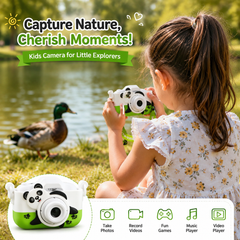 Kids 40MP 1080p Digital Camera - IPS HD Screen Toy with Dual Back and Selfie Camera, Video, Music, and Games