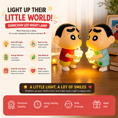 Shinchan Figure With LED Night Light Lamp