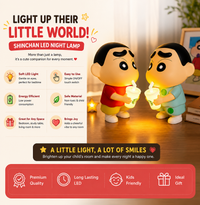 Shinchan Figure With LED Night Light Lamp