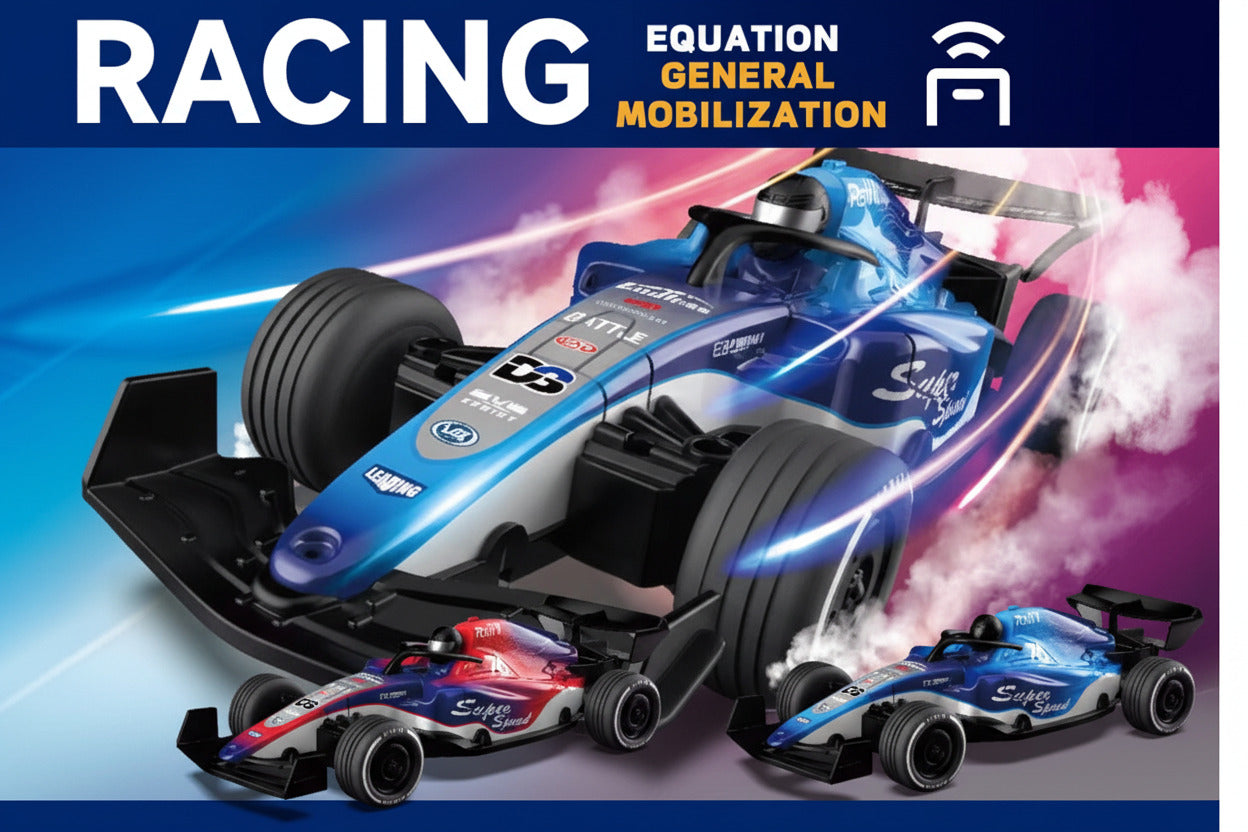 F1 Racing Car With LED Light - Remote Control Car - Project M Shop