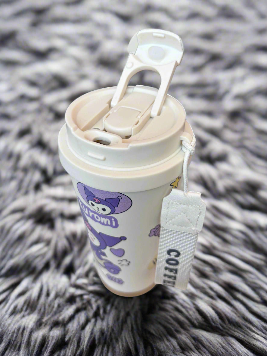 Kuromi Insulated Mug 600ml – On-the-Go Drinkware