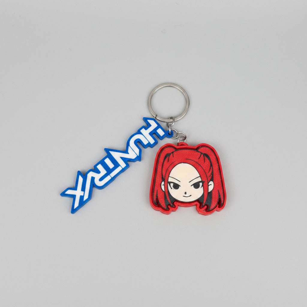 KPop Demon Hunters Huntrix Clicker Keychain — Rumi, Mira & Zoey | K-Pop Merch India