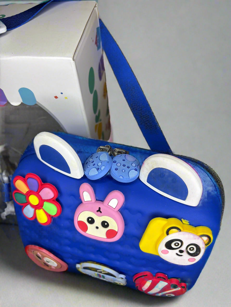 Cartoon Charm Sling Bag for Teens – Trendy Everyday Bag