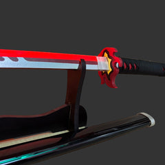 Rengoku's Flaming Nichirin Red LED 104 CM Full Length katana - Demon Slayer katana - Project M Shop