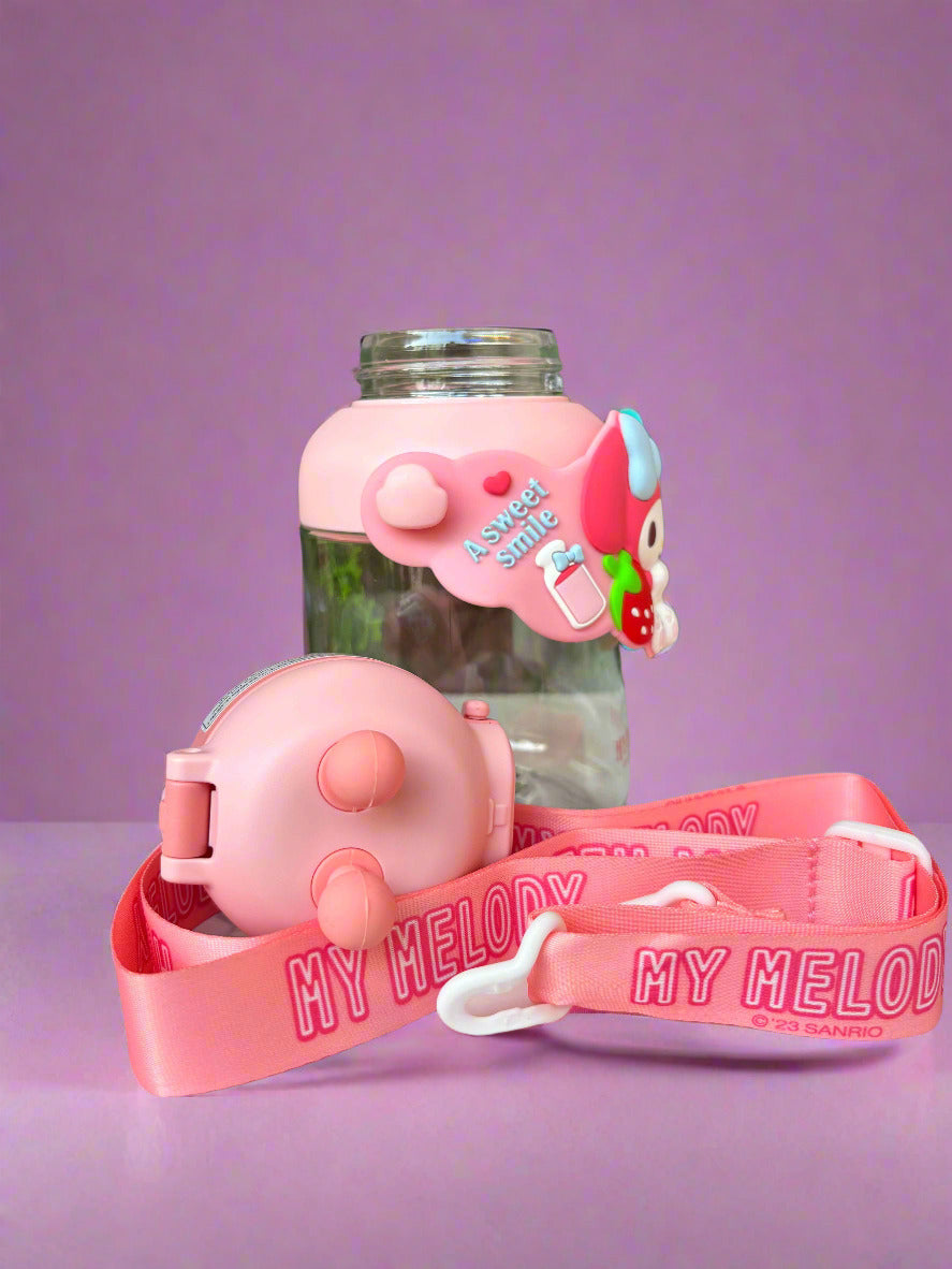 My Melody Water Bottle for Kids – 700ml BPA-Free Design