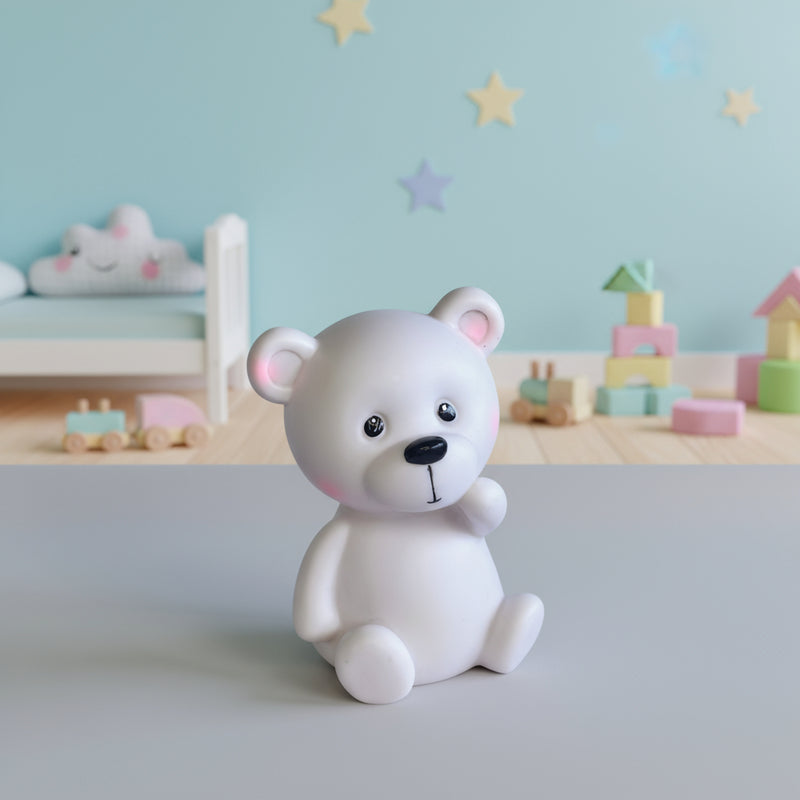 Cute Bear Shaped Creative Silicon Plastic Night Light For Kids - Project M Shop