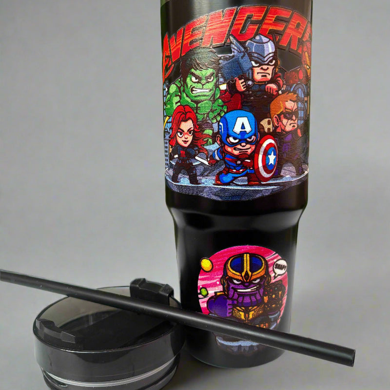 Captain America Tumbler - 900 ML Stainless Steel Design - Project M Shop