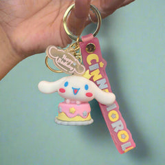 Cinnamoroll Keychain - High Quality 3D PVC Keychain with Strap Accessory - Project M Shop