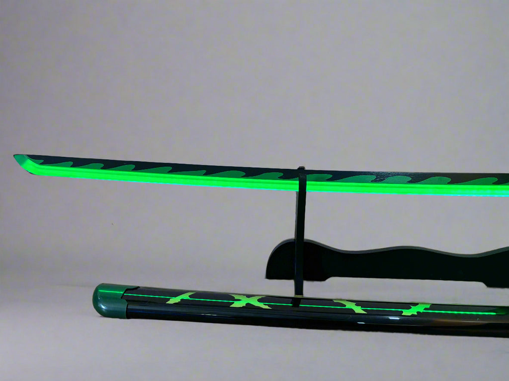Shinazugawa Sanemi LED Katana - Glowing Sword of the Wind Hashira from Demon Slayer - Project M Shop