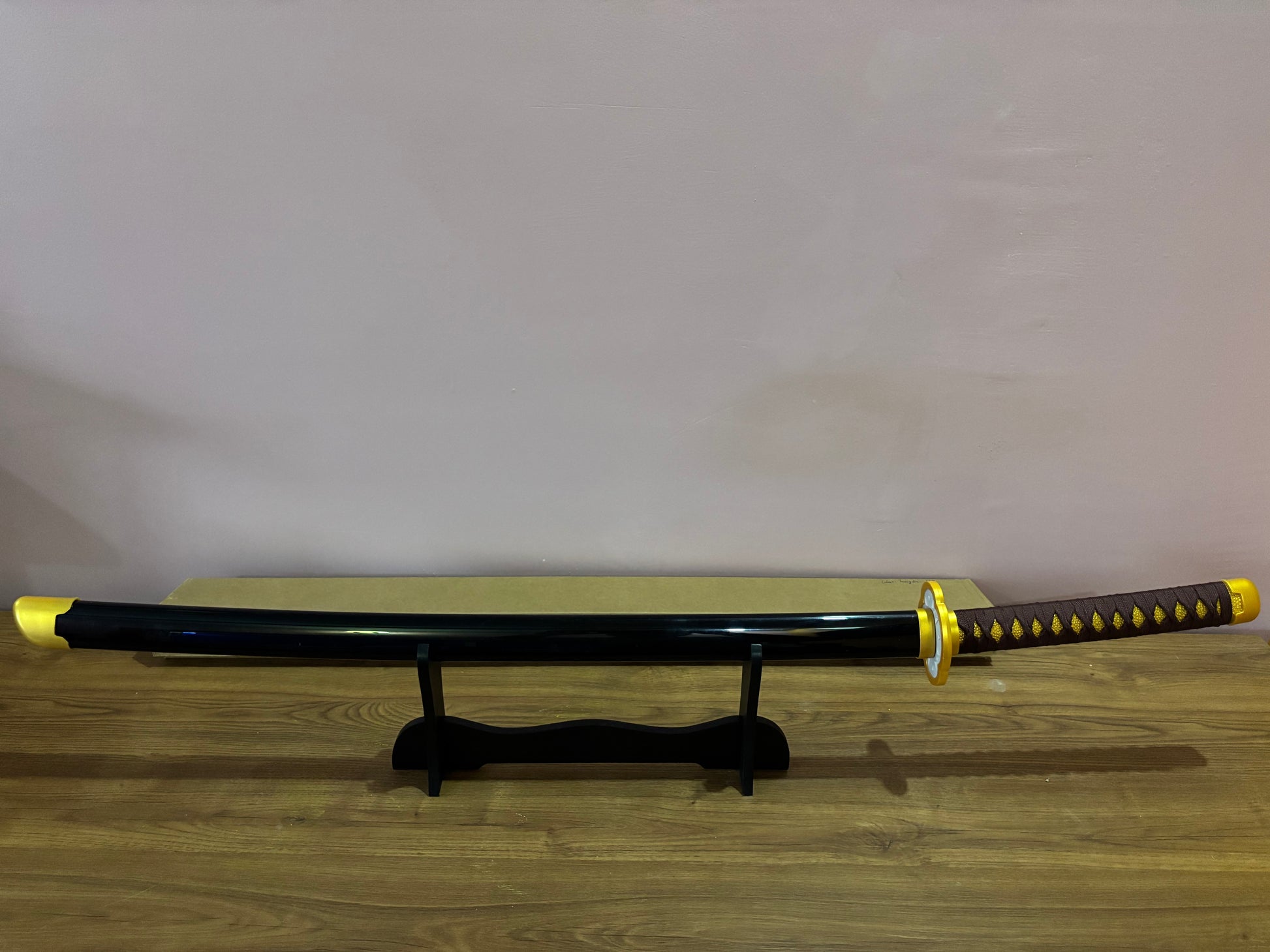 Glowing Katana Sword - Kaigaku LED Anime Cosplay Wooden Sword Inspired by Demon Slayer - Project M
