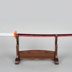 Rengoku Nichirin Katana - Flaming Red Wooden Sword - 104 CM Collectible from Demon Slayer - Project M Shop