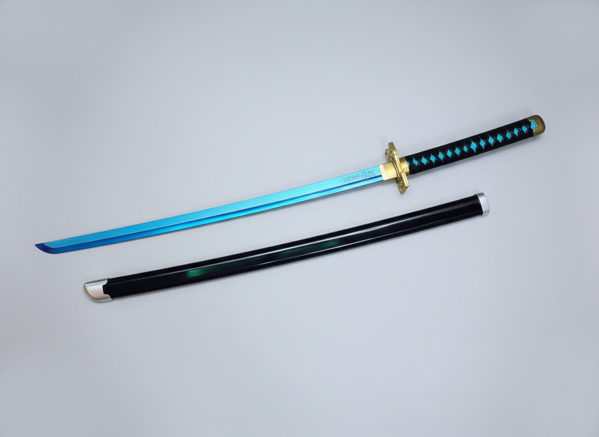 Muichiro Blue LED Katana 104 CM Full Length - Demon Slayer Collectible