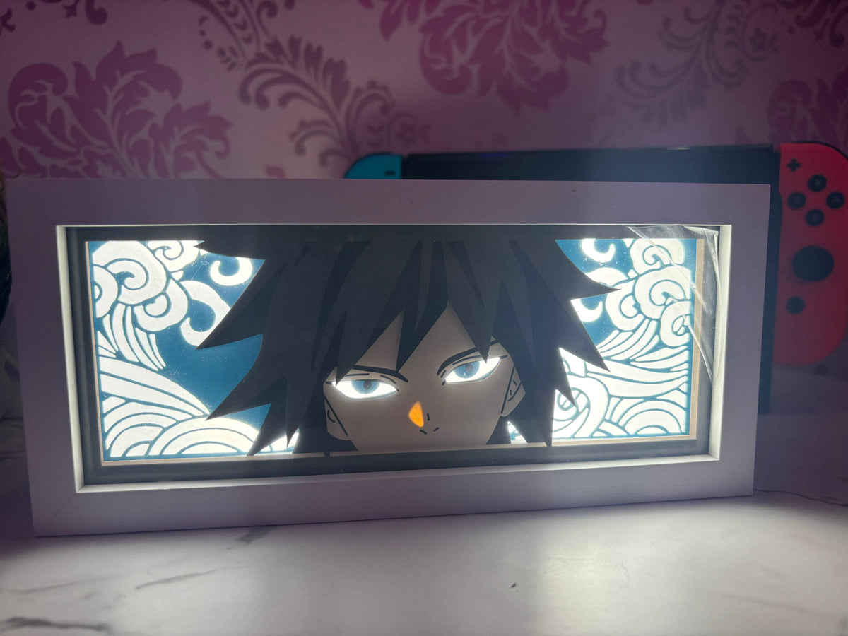 Anime Character LED Night Lamp – Paper Craft Room Decor Light