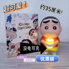 Shinchan Figure With LED Night Light Lamp