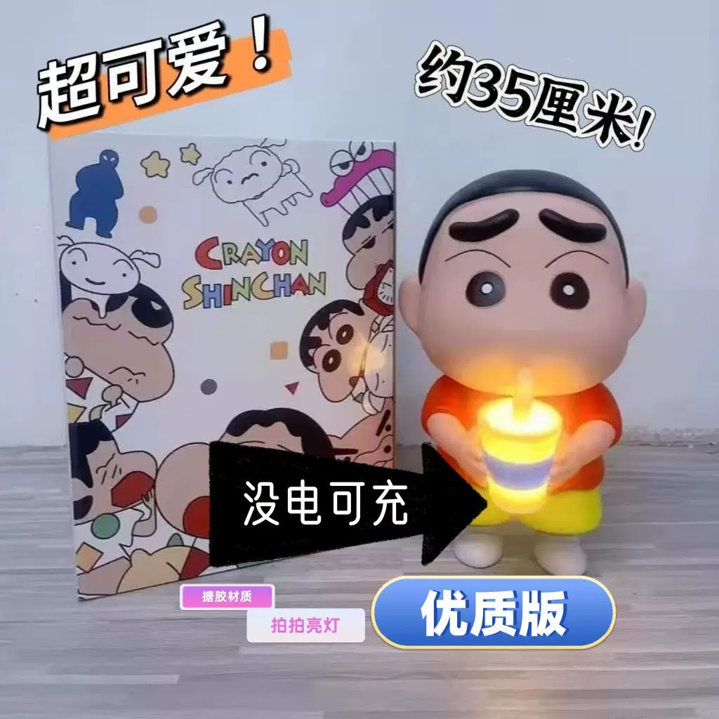 Shinchan Figure With LED Night Light Lamp