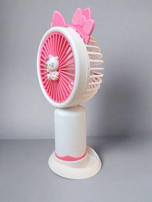 Hello Kitty Portable Mini Fan - Single Speed Style - Project M Shop