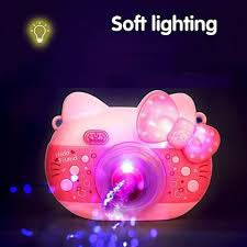Hello Kitty Automatic Bubble Camera Toy With light And Music - Project M Shop