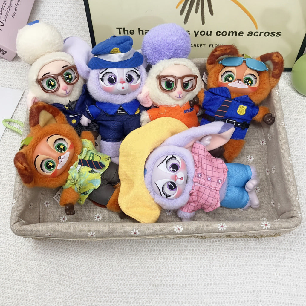 Zootopia Plush Toy Keychain Blind Box -  1 Random Design