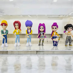 (Set of 6 pcs) K-Pop Demon Hunter Saja Boys x Huntrx PVC Figures - Project M Shop