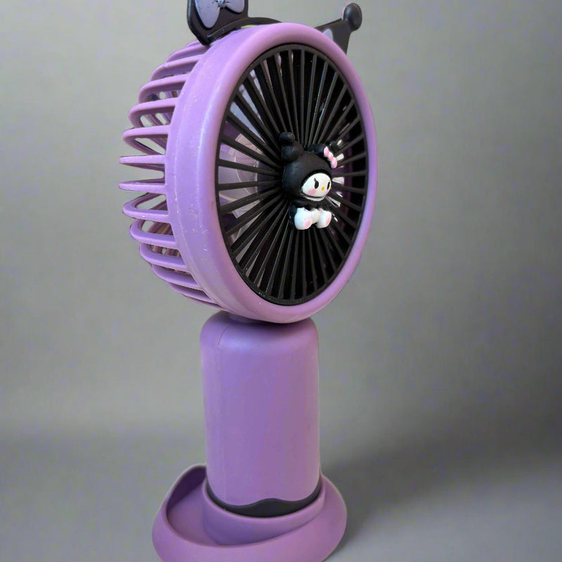 Kuromi Portable Mini Fan - Single Speed, Stylish and Compact - Project M Shop